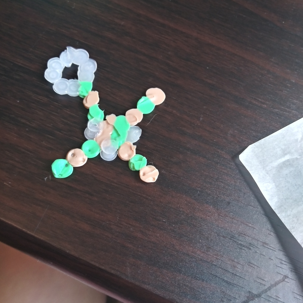 "X" necklace charm
